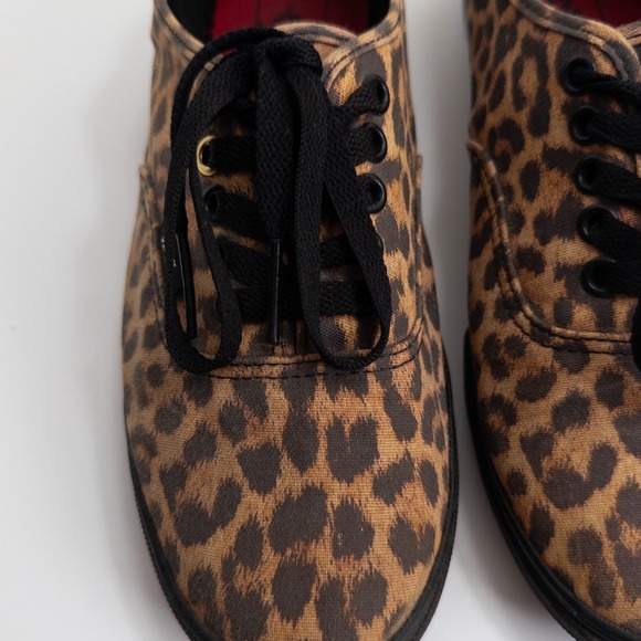 Vans Authentic Leopard Print Shoes Men's‎ 6.5 Women's 8 - Picture 9 of 16